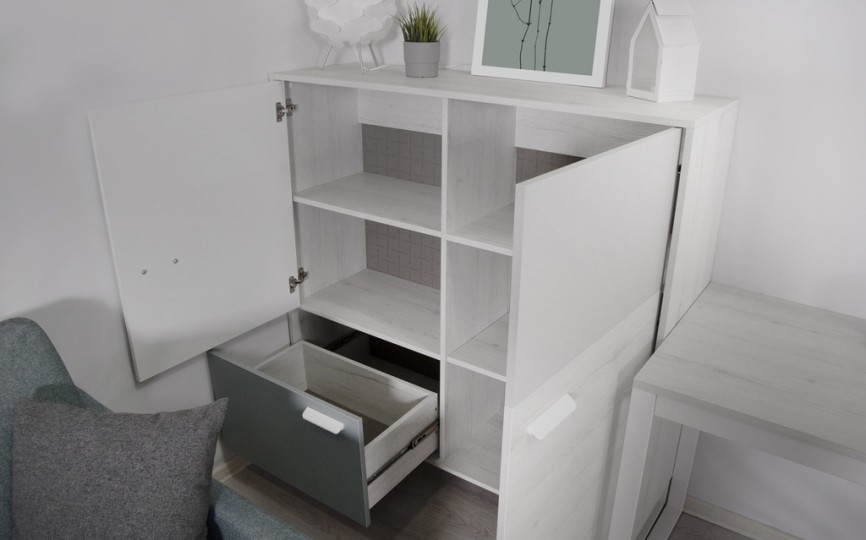 Шкаф для книг "Liberty White"