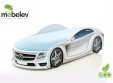 Кровать-машина "Мерседес-М" белая