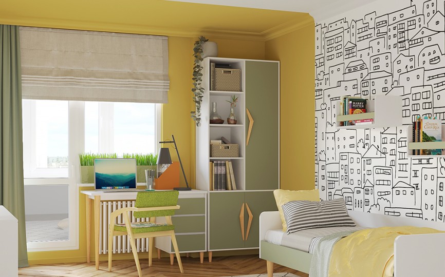 Детская комната "Два плюс Два" Позитивный Детская комната "Два плюс Два" Позитивный