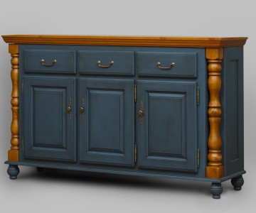 Комод Валенсия 2-55 на круглых ножках