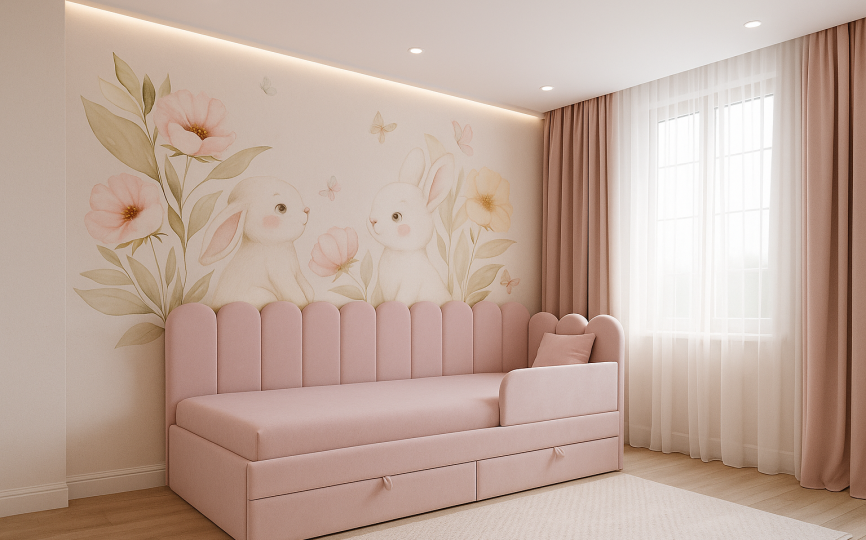 Кровать тахта Ромашка