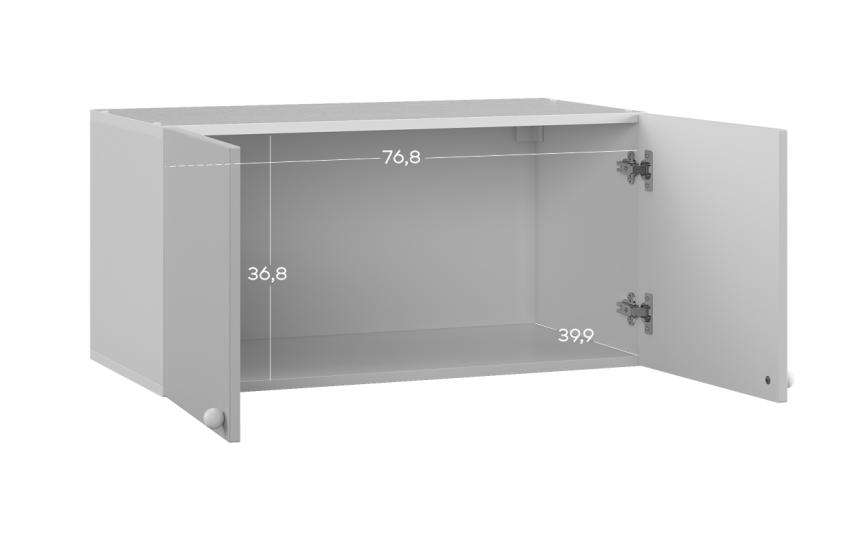 Антресоль двухдверная Милана Антресоль двухдверная Милана