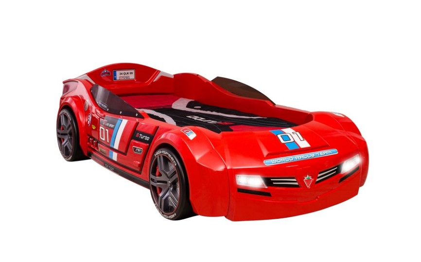 Кровать машина "BITURBO CRB-1334" 195х90см, красная Кровать машина "BITURBO CRB-1334" 195х90см, красная