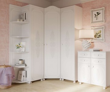 Набор мебели для прихожей Ассоль № 3 Белый    