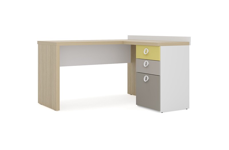 Стол прямой с угловым модулем Смарти Софт 