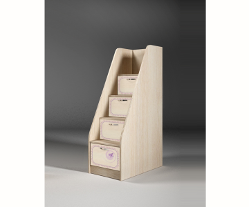 Тумба-лестница 13/8 к кровати-чердаку "Фанки Кидз Лилак".