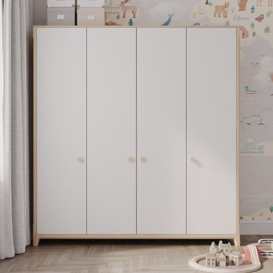 Шкаф 4-х дверный Амбер 10