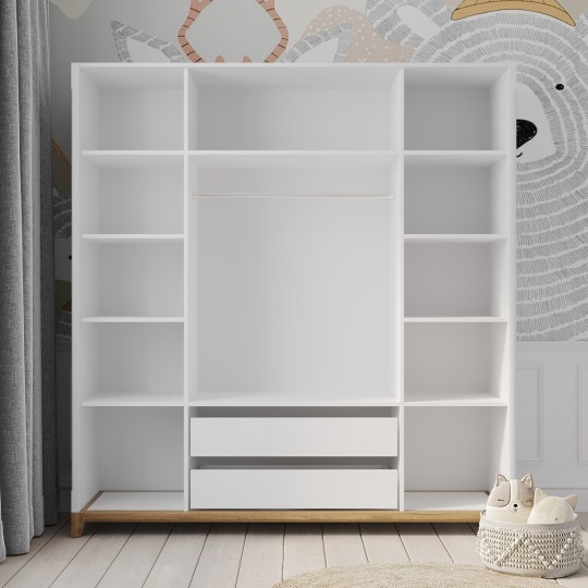 Шкаф 4-х дверный Амбер 10