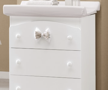 Комод пеленальный Erbesi Lilli (Лили) с ванночкой