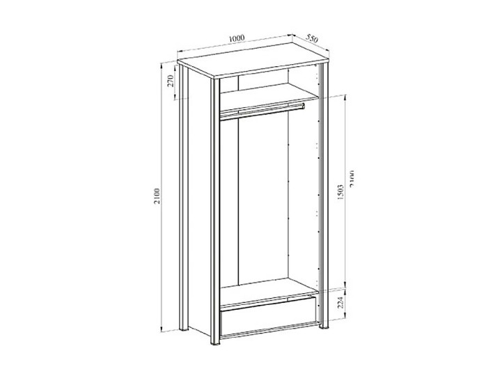 Шкаф Изабель ИЗ-61К