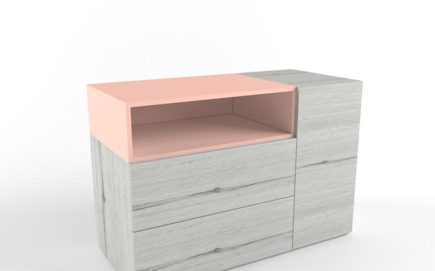 Комод "Нью Тон Грэй" цвет