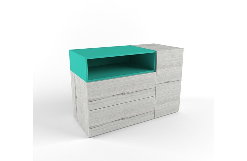 Комод "Нью Тон Грэй" цвет