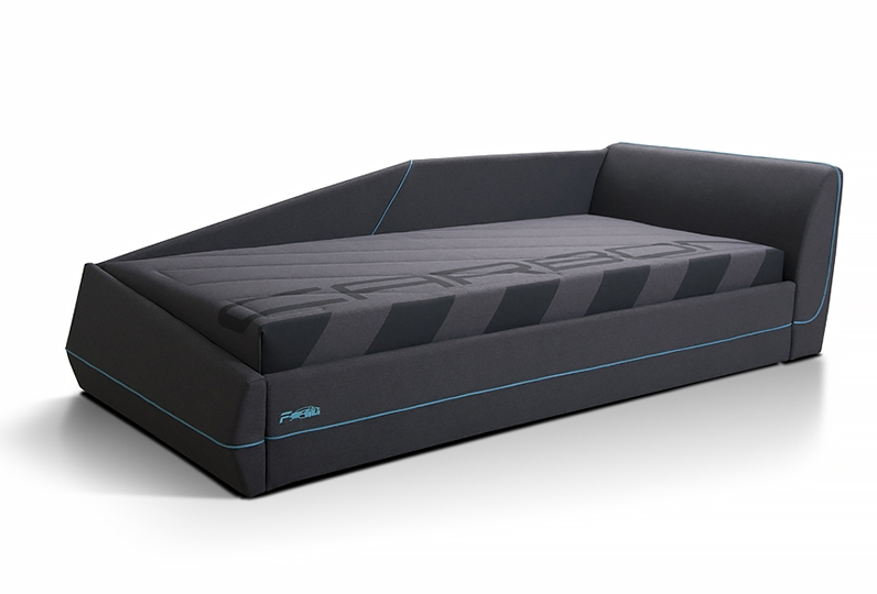 Кровать "Карбон" с подъемным механизмом и матрасом