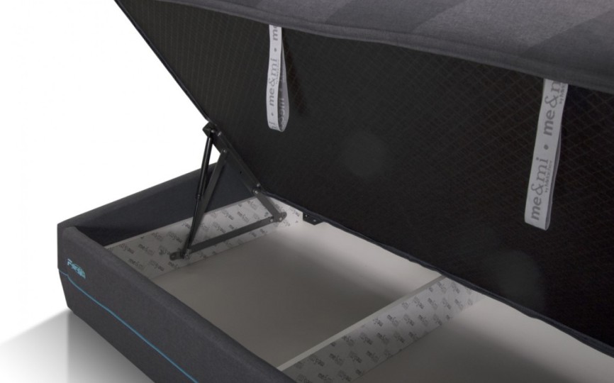 Кровать "Карбон" с подъемным механизмом и матрасом