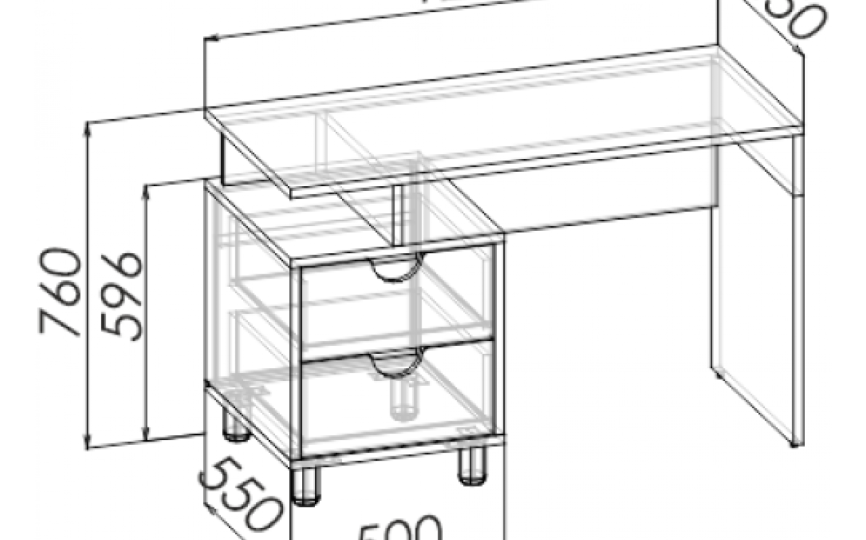 Стол трансформер "BARNEY" (универсальный)