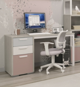 Стол прямой "Liberty Pink" универсальный