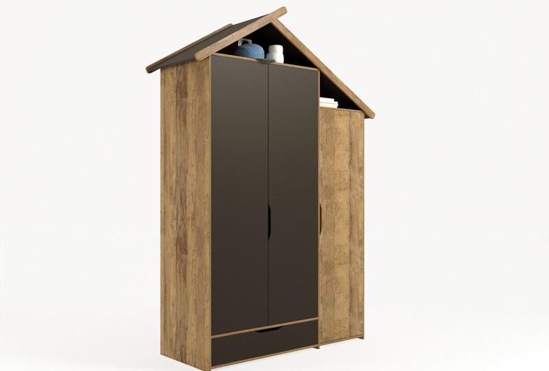 Шкаф 3х дверный из серии Домик Шкаф 3х дверный из серии Домик