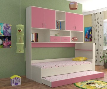 Детская кровать с антресолью Дельта-21.03 Детская кровать с антресолью Дельта-21.03