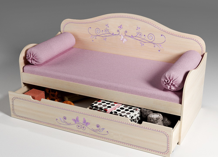 Мебель для девочек комната 4 "Фанки Кидз Лилак".