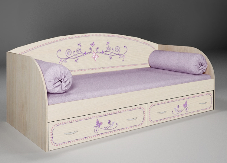 Мебель для девочек комната 4 "Фанки Кидз Лилак".