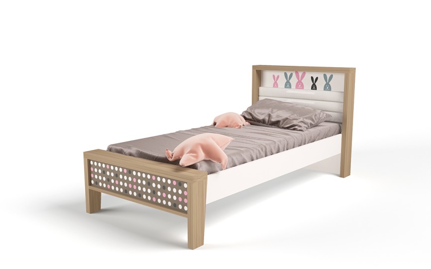 Кровать №1 MIX BUNNY розовый