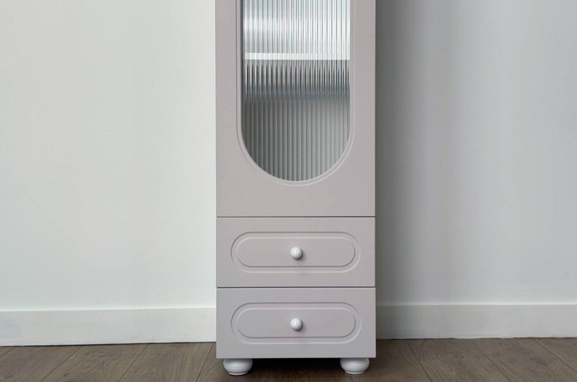 Шкаф однодверный Милана застекленный