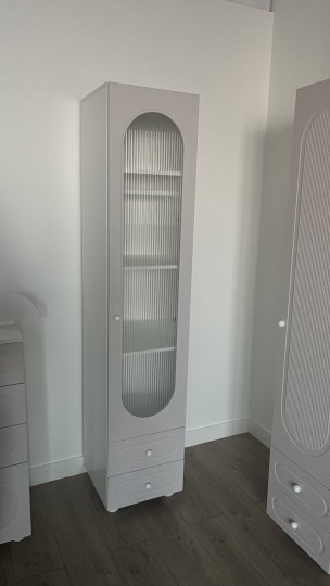 Шкаф однодверный Милана застекленный