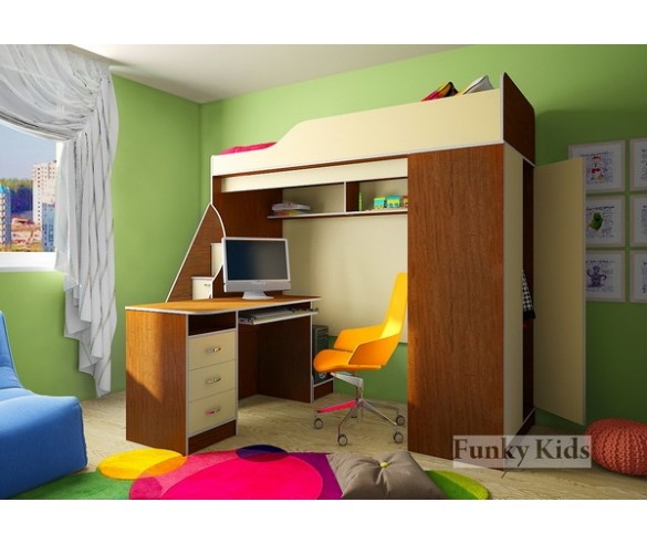 Кровать чердак Фанки Кидз 11/1 Кровать чердак Фанки Кидз 11/1