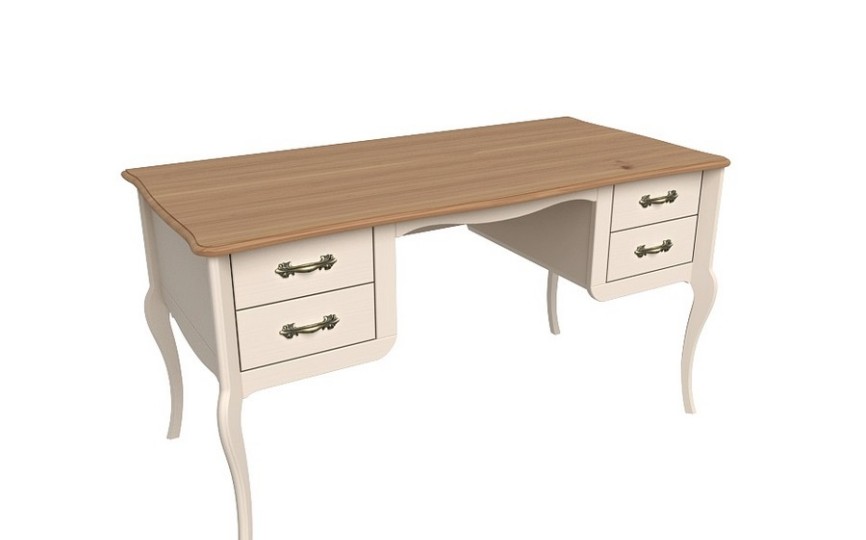 Стол письменный "Лебо" бежевый воск