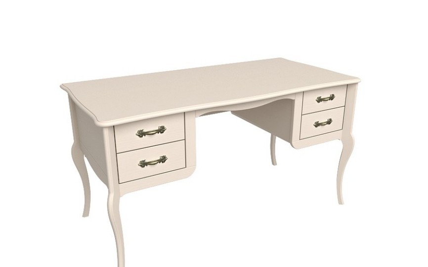 Стол письменный "Лебо" бежевый воск