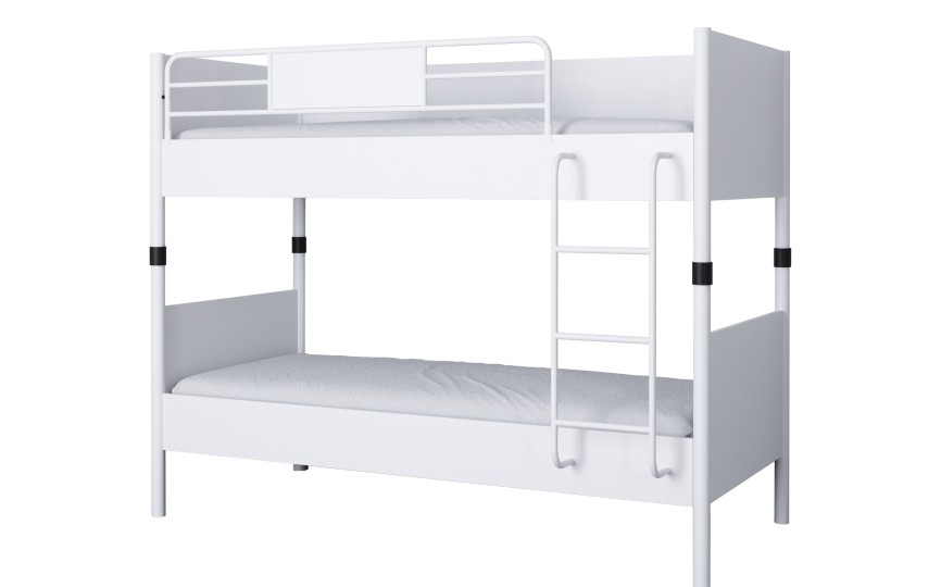 Кровать ДЕЛЬТА Лофт 20.02.02 White Кровать ДЕЛЬТА Лофт 20.02.02 White