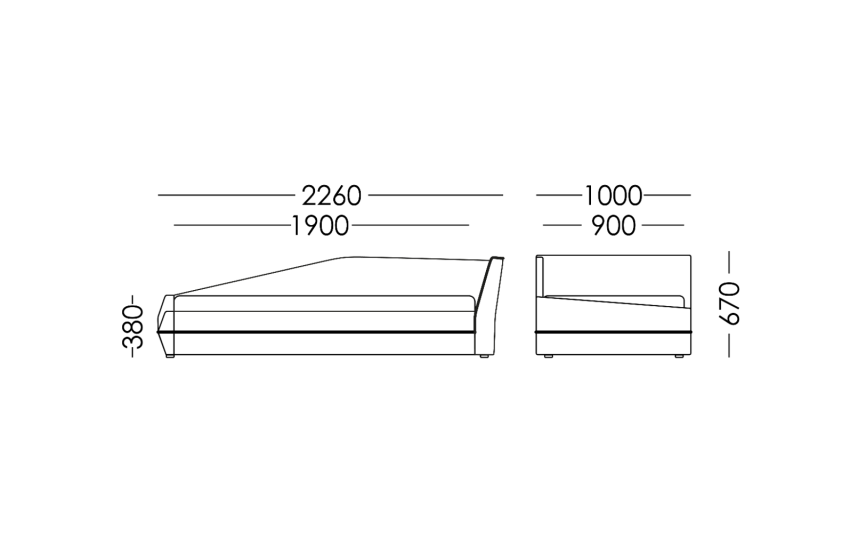 Кровать "Carbon" с подъемным механизмом