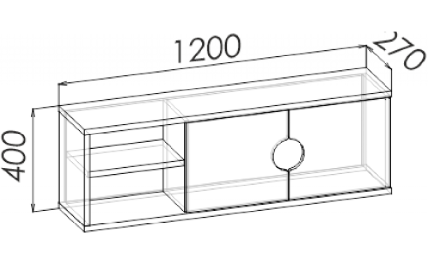 Полка навесная "BARNEY"