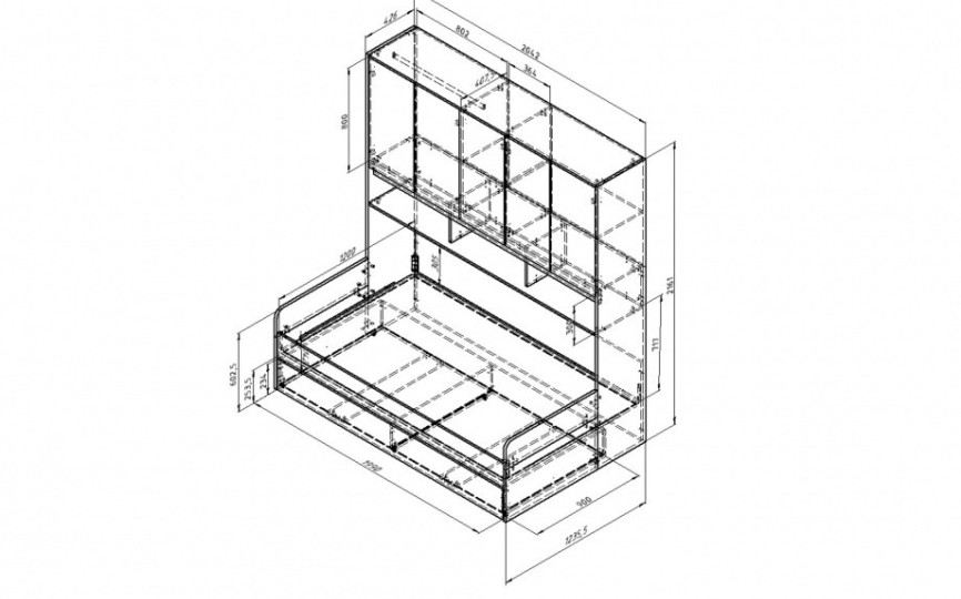 Комната Дельта Next, Белая, композиция 2 