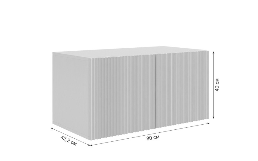 Антресоль двухдверная Зефир