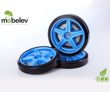 Объемные пластиковые колеса для серии UNO, EVO, NEO (комп. 2шт) Синий
