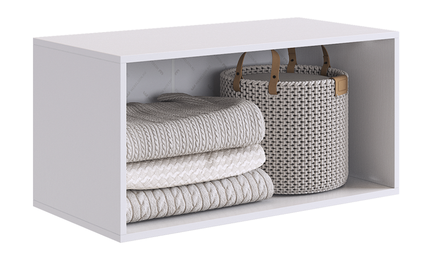 Антресоль двухдверная Зефир, серая