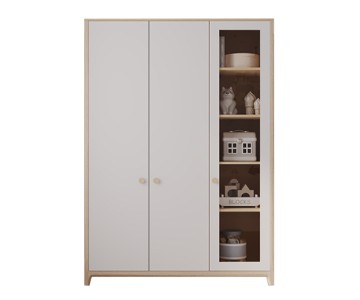 Шкаф 3-х дверный Амбер 13 с отсеком для книг