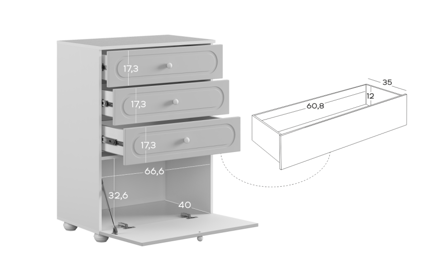 Комод Милана