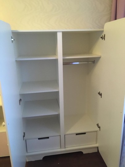 Шкаф 2-х дверный Облако 165 см.