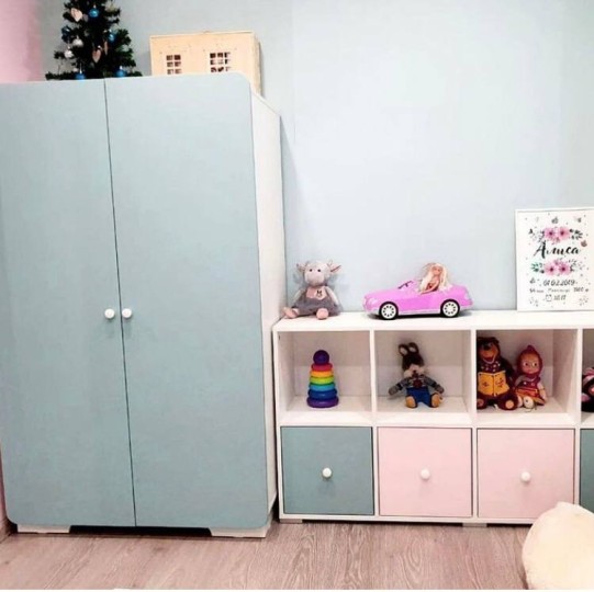 Шкаф 2-х дверный Облако 165 см.