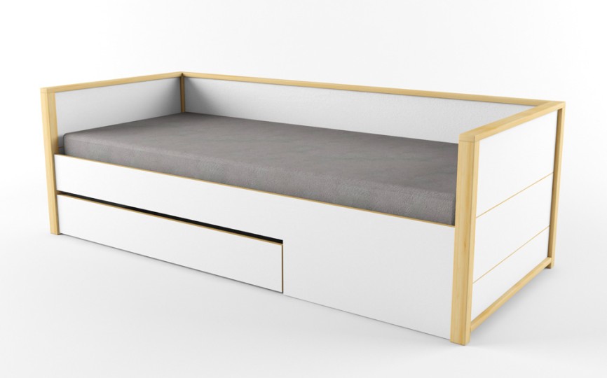 Кровать с фальшпанелью "Робин Лайт" спальное место 190х80