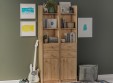 Стеллаж книжный узкий Mocha
