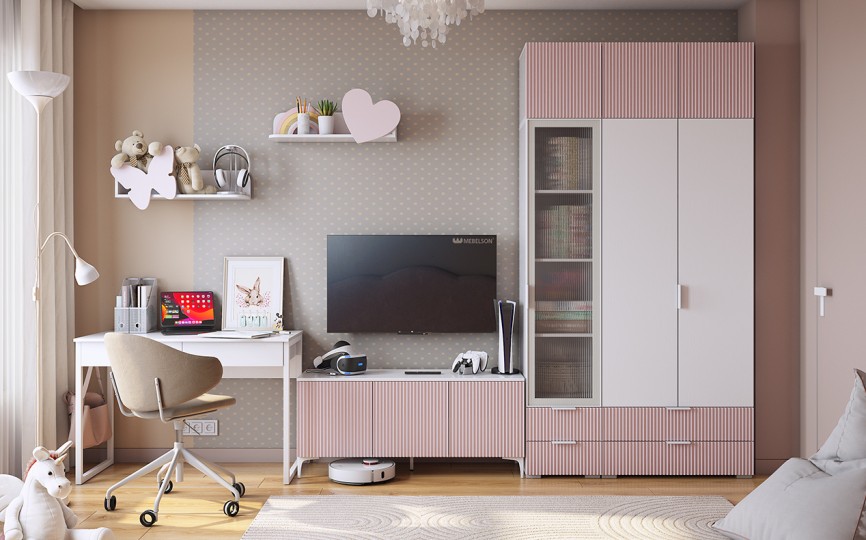 Антресоль трехдверная Зефир