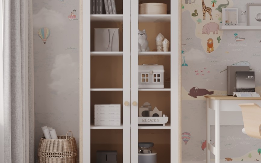 Шкаф для книг Амбер 14