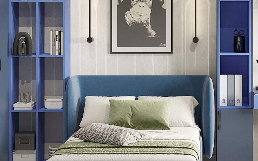 Кровать Бостон мягкая с подъемным механизмом