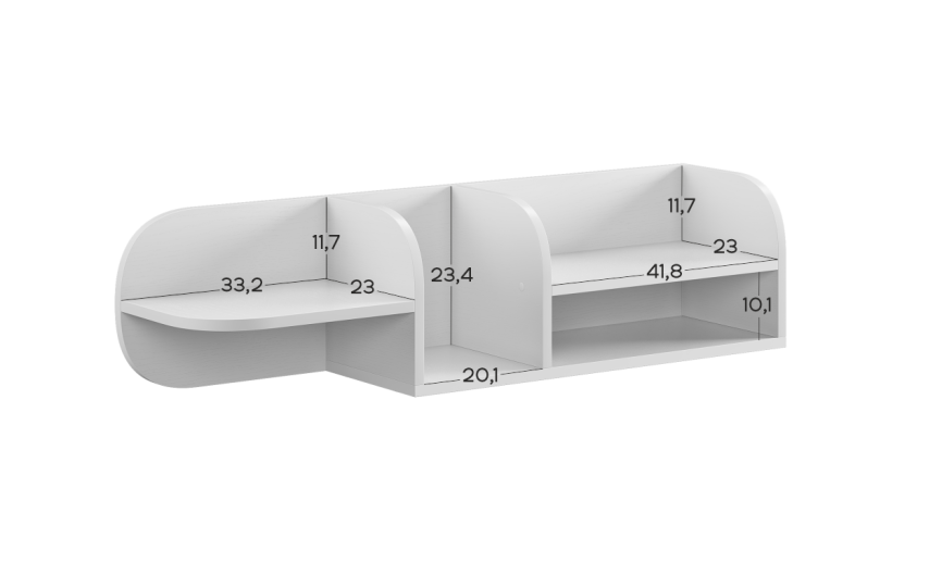 Полка Милана горизонтальная