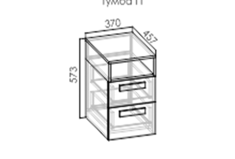 Тумба Т3 "Румика Пинк"