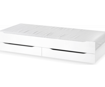 Кровать выдвижная с ящиками Studio White