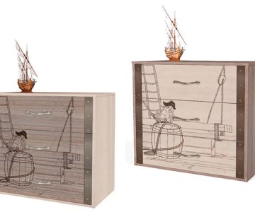 Комод "Pirat" для мальчика Комод "Pirat" для мальчика